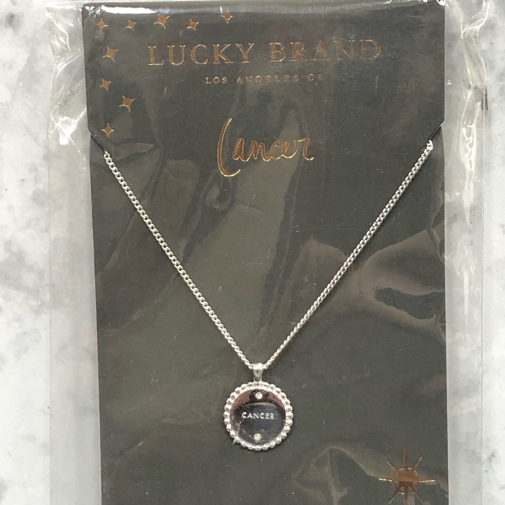 Lucky Brand Horoscope Necklace - Cancer